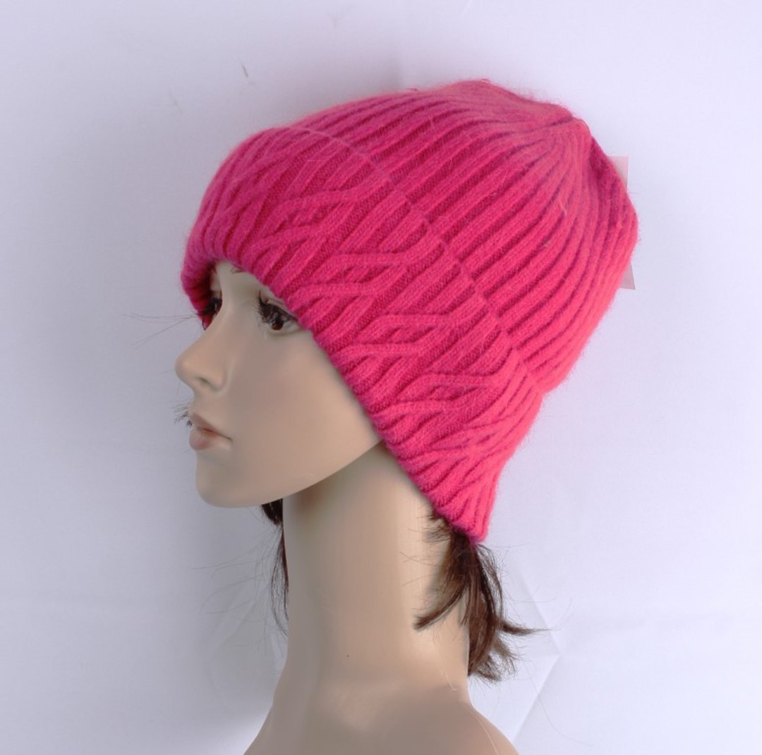 Head Start soft angora blend beanie hot pink STYLE : HS/5057HPNK image 0